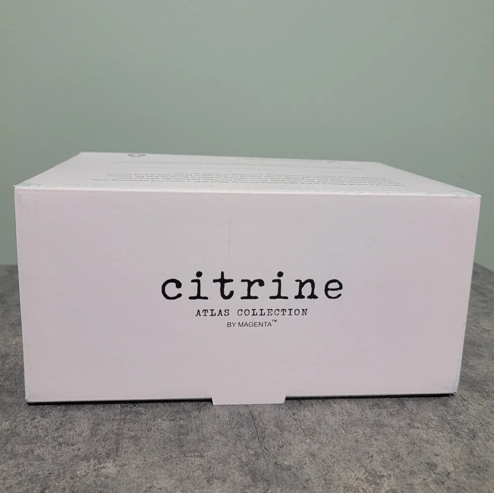 Citrine Atlas‎ Collection Cocktail Glasses Set of 2 Drinkware Bar Party Drinks